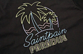 セイントペイン(SAINTPAIN) SP NEON PALM TREE SHIRTS-BLACK
