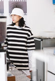 セイントペイン(SAINTPAIN) SP DOUBLE STRIPE TEE-BLACK