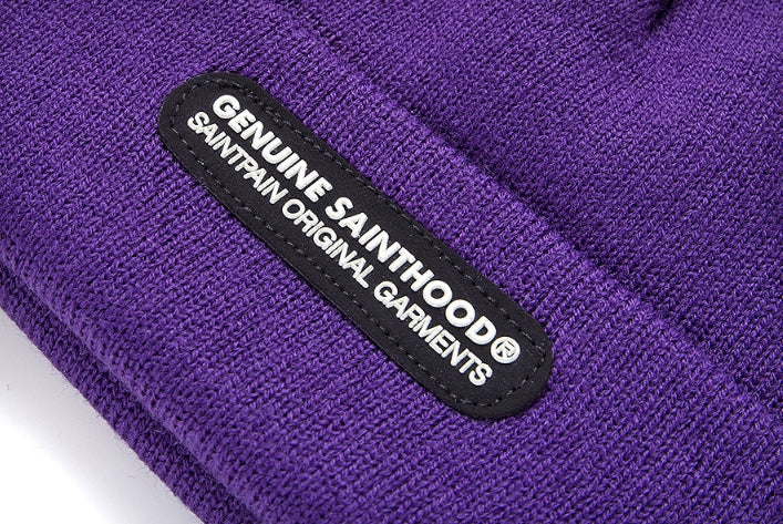 セイントペイン(SAINTPAIN) SP LOGO WATCH CAP-PURPLE