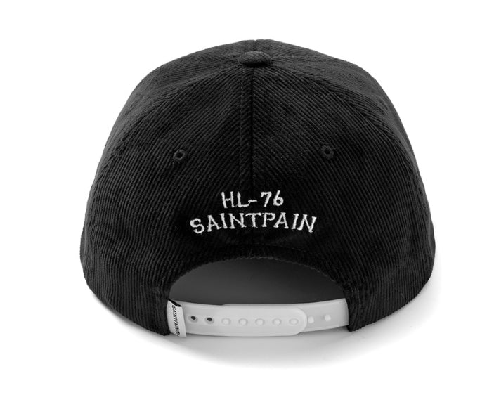 セイントペイン(SAINTPAIN) SP CORDUROY LOGO CAP-BLACK