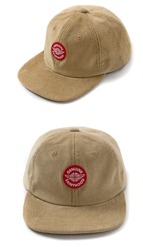 セイントペイン(SAINTPAIN) SP CORDUROY CIRCLE LOGO CAP-BEIGE