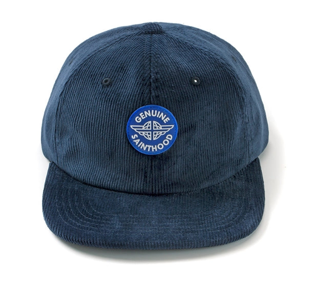 セイントペイン(SAINTPAIN) SP CORDUROY CIRCLE LOGO CAP-NAVY