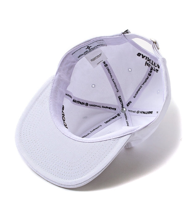 セイントペイン(SAINTPAIN) SP 6 PANEL LOGO CAP-WHITE