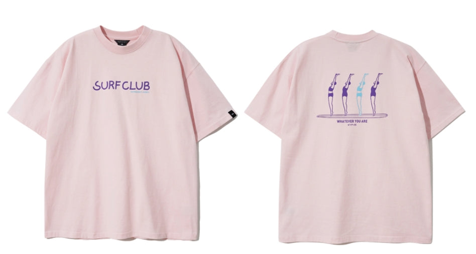 ダブルユーブイプロジェクト(WV PROJECT) Surfers SHORT SLEEVE T-SHIRT SOFT CORAL MJST7381