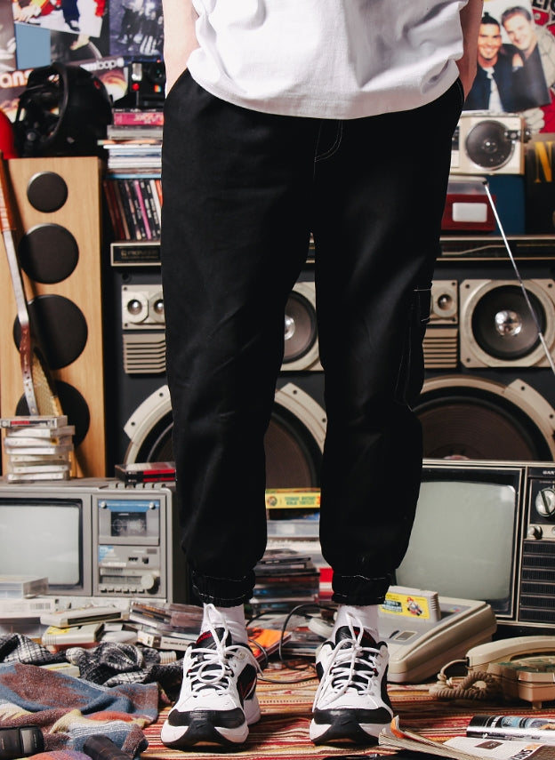 ダブルユーブイプロジェクト(WV PROJECT) Jake cargo jogger pants Black JJLP7269