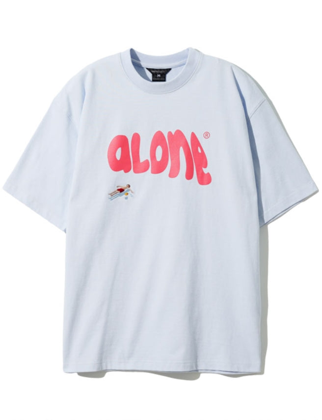 ダブルユーブイプロジェクト(WV PROJECT) LAZY SHORT SLEEVE SOFT BLUE JJST7379