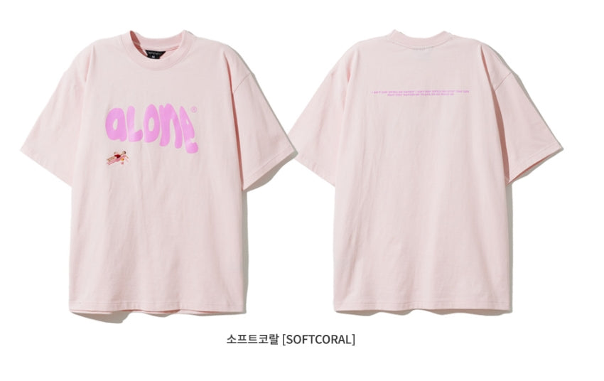 ダブルユーブイプロジェクト(WV PROJECT) LAZY SHORT SLEEVE SOFT CORAL JJST7379