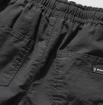 ダブルユーブイプロジェクト(WV PROJECT) HOLLOW BANDING COOL CROPPANTS BLACK CJLP7378