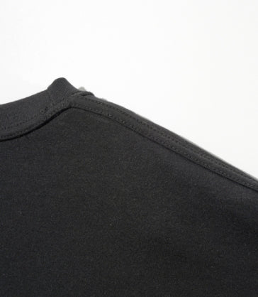 ダブルユーブイプロジェクト(WV PROJECT) HEAVY DOUBLE CHAIN SHORT SLEEVE BLACK KHST7398