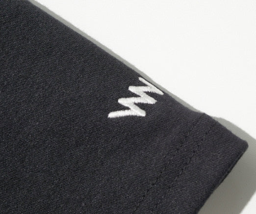 ダブルユーブイプロジェクト(WV PROJECT) HEAVY DOUBLE CHAIN SHORT SLEEVE BLACK KHST7398