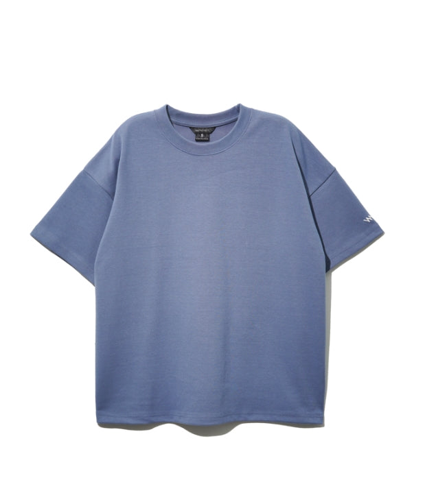 ダブルユーブイプロジェクト(WV PROJECT) HEAVY DOUBLE CHAIN SHORT SLEEVE BLUE GREY KHST7398