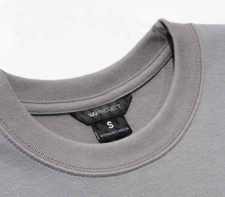 ダブルユーブイプロジェクト(WV PROJECT) HEAVY DOUBLE CHAIN SHORT SLEEVE DARK GRAY KHST7398