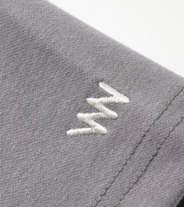 ダブルユーブイプロジェクト(WV PROJECT) HEAVY DOUBLE CHAIN SHORT SLEEVE DARK GRAY KHST7398