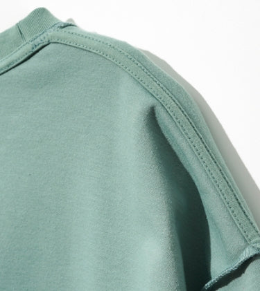 ダブルユーブイプロジェクト(WV PROJECT) HEAVY DOUBLE CHAIN SHORT SLEEVE LIGHT KHAKI KHST7398