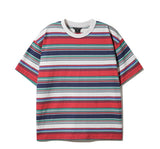 ダブルユーブイプロジェクト(WV PROJECT) NOISY STRIPE SHORT SLEEVE T-SHIRT IVORY MJST7382
