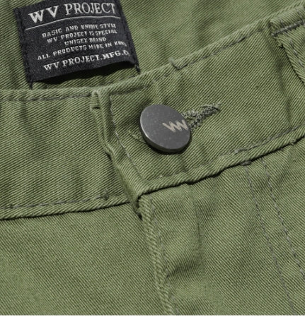 ダブルユーブイプロジェクト(WV PROJECT) MINE COTTON SHORT PANTS KHAKI MJSP7392