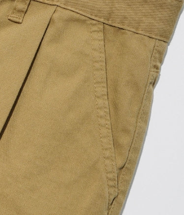 ダブルユーブイプロジェクト(WV PROJECT) MINE COTTON SHORT PANTS DARK BEIGE MJSP7392