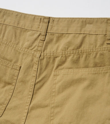 ダブルユーブイプロジェクト(WV PROJECT) MINE COTTON SHORT PANTS DARK BEIGE MJSP7392