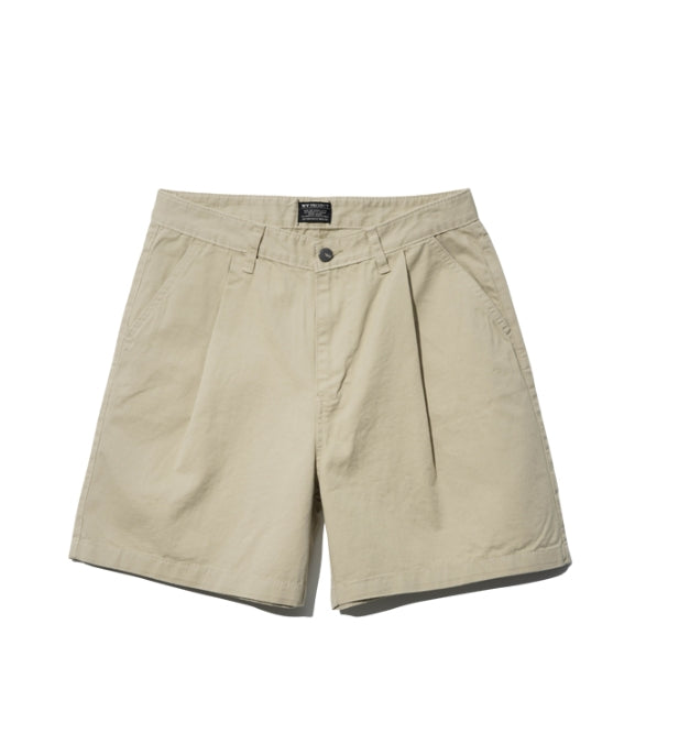 ダブルユーブイプロジェクト(WV PROJECT) MINE COTTON SHORT PANTS BEIGE MJSP7392