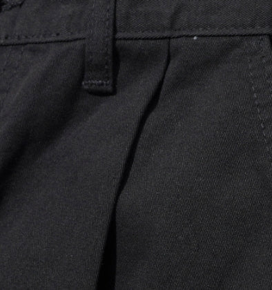 ダブルユーブイプロジェクト(WV PROJECT) MINE COTTON SHORT PANTS BLACK MJSP7392