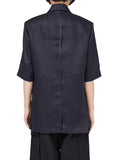 MMIC(エムエムアイシー) LINEN BLOCK BLAZER