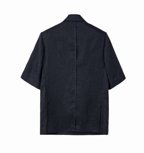 MMIC(エムエムアイシー) LINEN BLOCK BLAZER