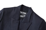 MMIC(エムエムアイシー) LINEN BLOCK BLAZER