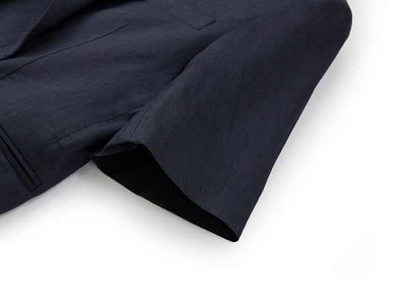 MMIC(エムエムアイシー) LINEN BLOCK BLAZER