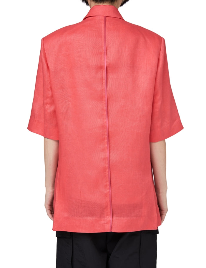 MMIC(エムエムアイシー) LINEN BLOCK BLAZER