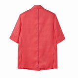 MMIC(エムエムアイシー) LINEN BLOCK BLAZER