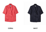 MMIC(エムエムアイシー) LINEN BLOCK BLAZER