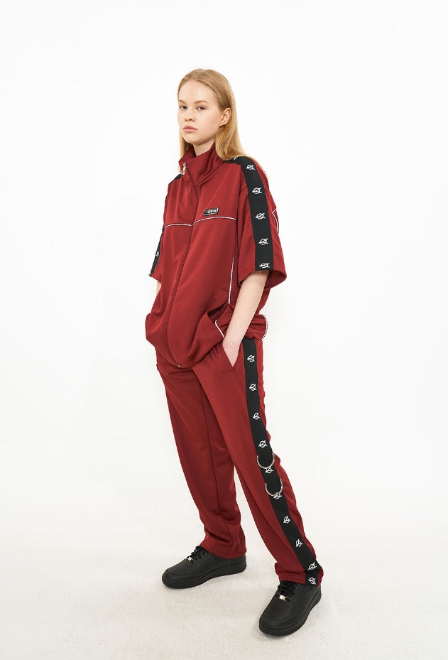 オーワイ(OY) HALF TRACK JACKET-BURGUNDY
