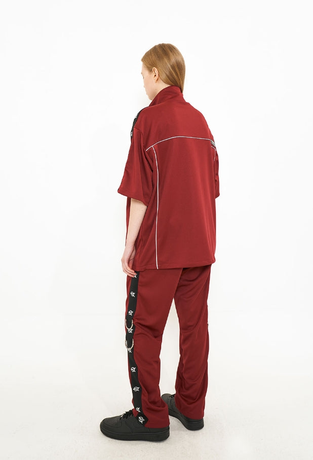 オーワイ(OY) HALF TRACK JACKET-BURGUNDY