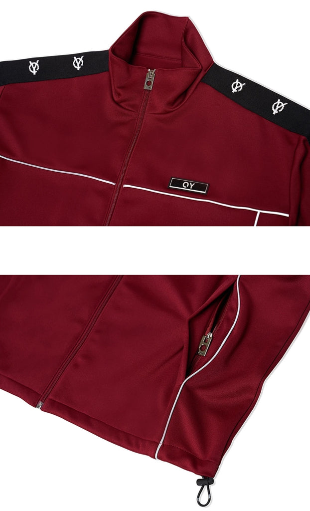 オーワイ(OY) HALF TRACK JACKET-BURGUNDY