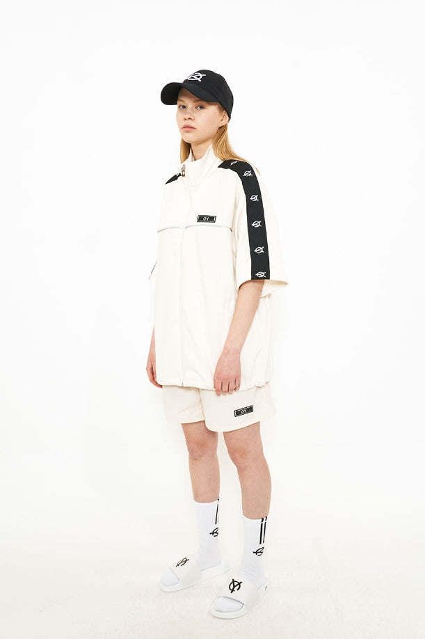 オーワイ(OY) HALF TRACK JACKET-CREAM