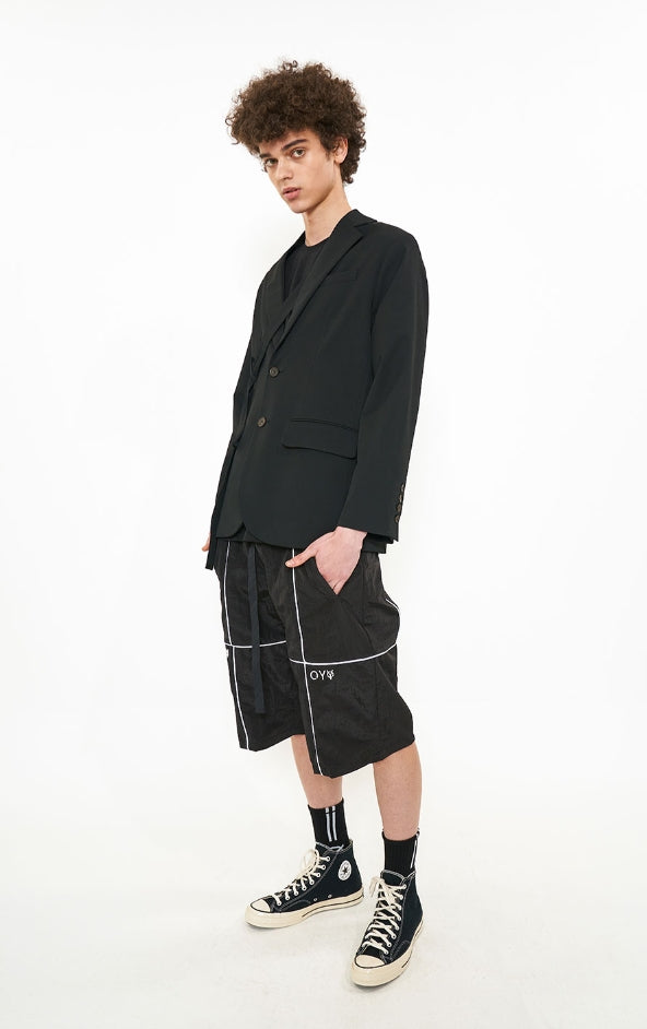オーワイ(OY) STRAP BLAZER-BLACK