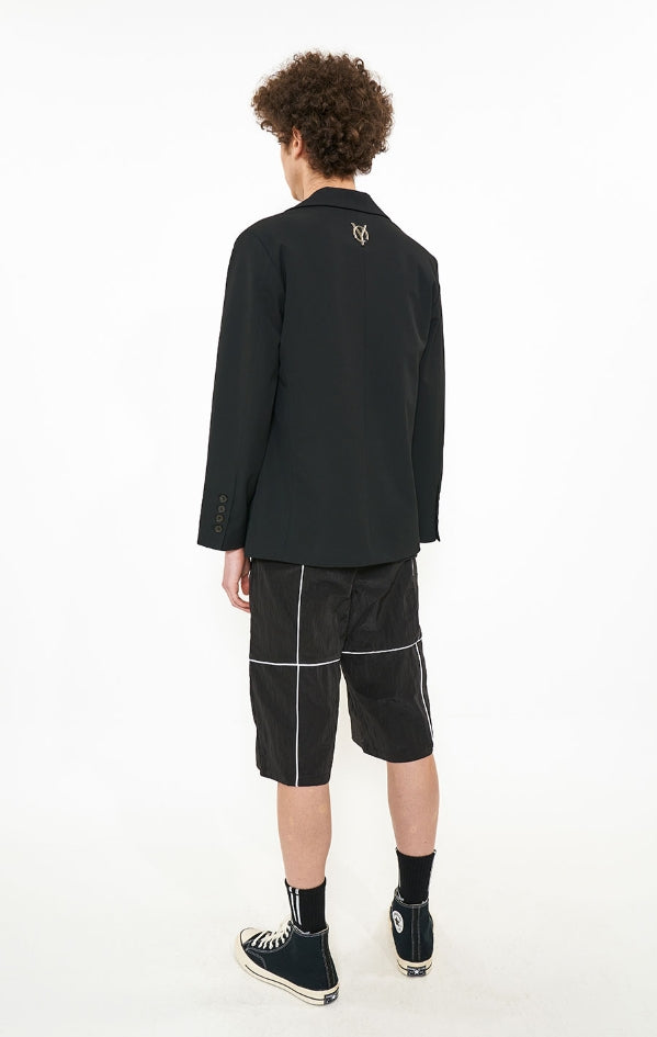 オーワイ(OY) STRAP BLAZER-BLACK