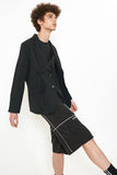 オーワイ(OY) STRAP BLAZER-BLACK