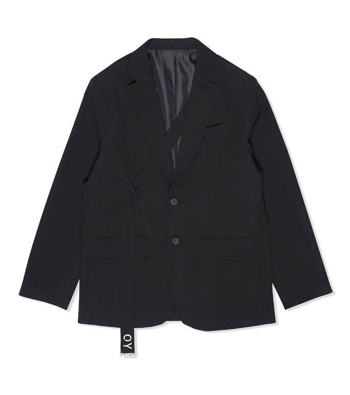 オーワイ(OY) STRAP BLAZER-BLACK