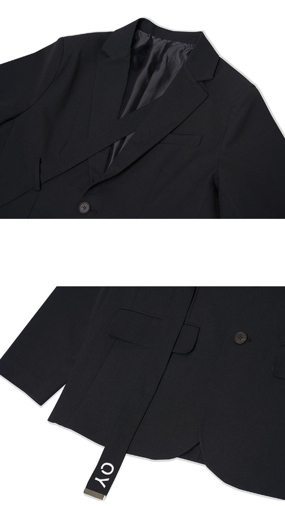 オーワイ(OY) STRAP BLAZER-BLACK