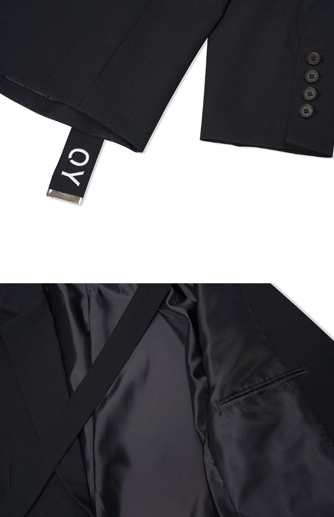 オーワイ(OY) STRAP BLAZER-BLACK