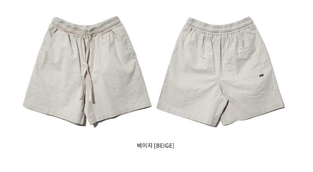 ダブルユーブイプロジェクト(WV PROJECT) Fred Banding Shorts Beige CJSP7394