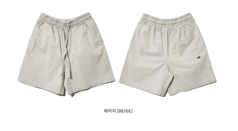 ダブルユーブイプロジェクト(WV PROJECT) Fred Banding Shorts Beige CJSP7394