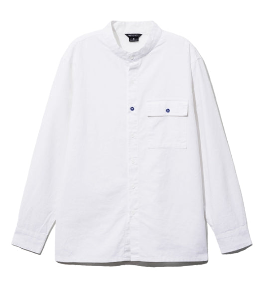 ダブルユーブイプロジェクト(WV PROJECT) Fred Henryneck Shirts White CJLS7395