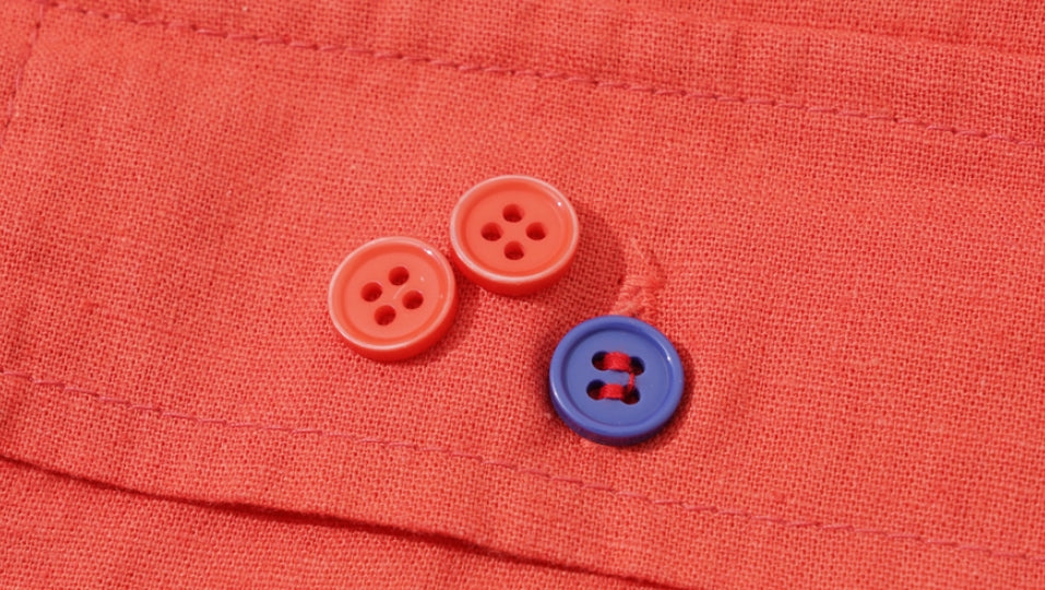 ダブルユーブイプロジェクト(WV PROJECT) Fred Henryneck Shirts Red Orange CJLS7395