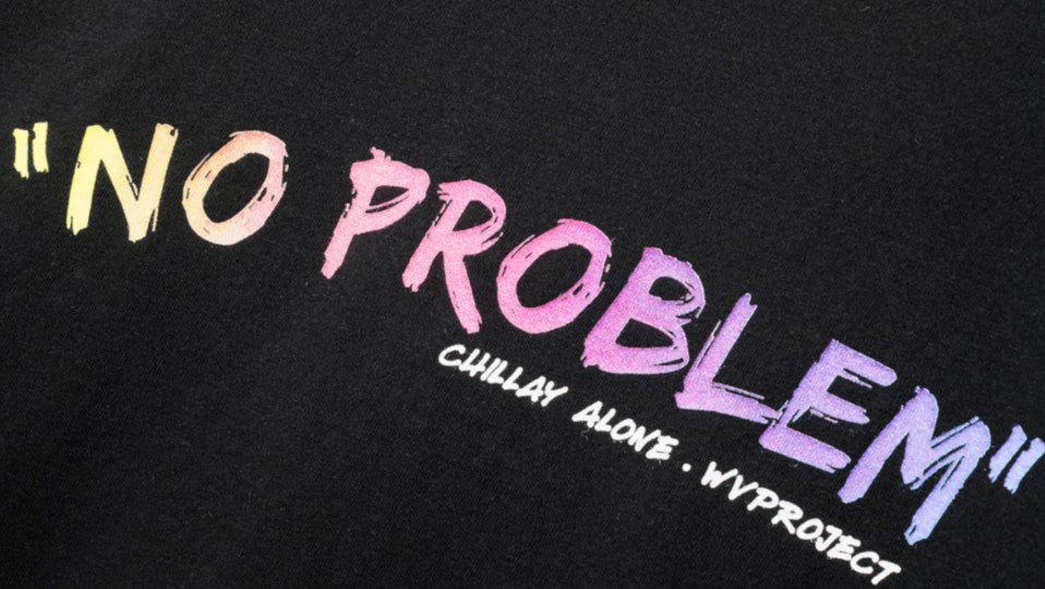 ダブルユーブイプロジェクト(WV PROJECT) Noblem Short Sleeve T-Shirts Black MJST7396