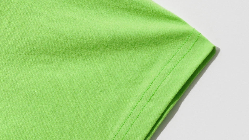 ダブルユーブイプロジェクト(WV PROJECT) Noblem Short Sleeve T-Shirts Neongreen MJST7396
