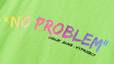 ダブルユーブイプロジェクト(WV PROJECT) Noblem Short Sleeve T-Shirts Neongreen MJST7396
