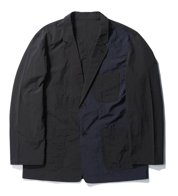 NOMANUAL(ノーマニュアル) CB NYLON SET-UP JACKET - N.B