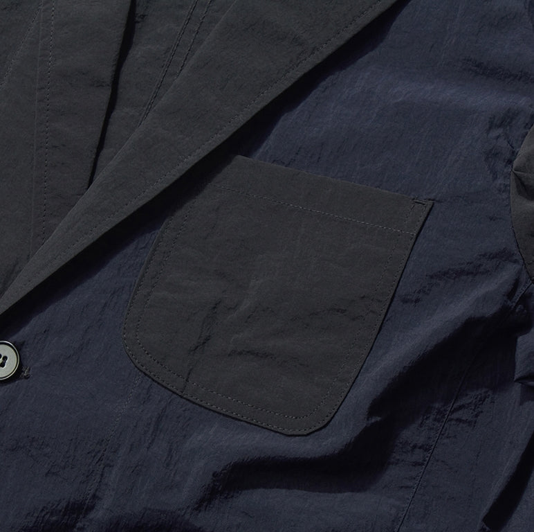 NOMANUAL(ノーマニュアル) CB NYLON SET-UP JACKET - N.B